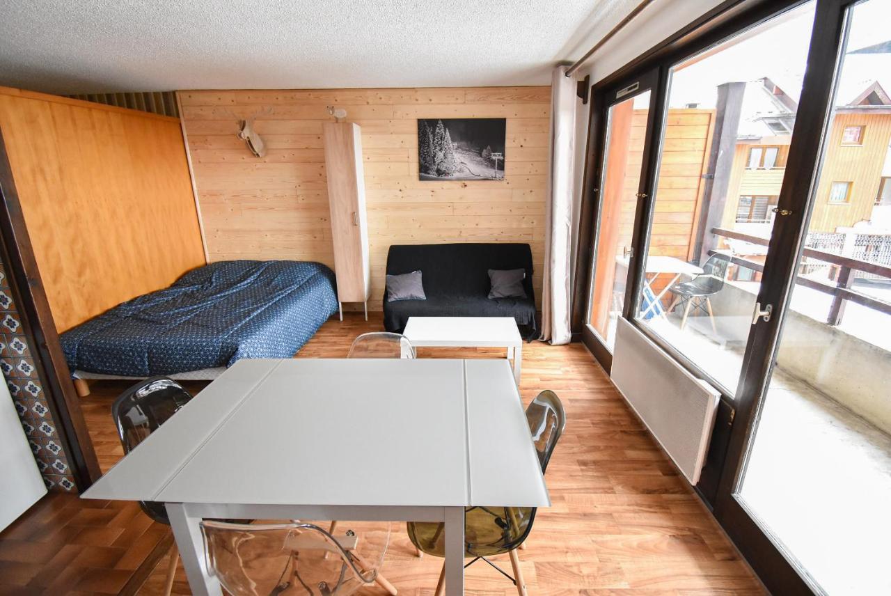 Le Relai S34 - Grand Et Lumineux Studio Avec Coin Montagne 4-6 Pers Avec Wifi, 50M Des Pistes, Grand Balcon Expose Sud, Draps Non Compris Saint-Jean-d'Aulps Luaran gambar