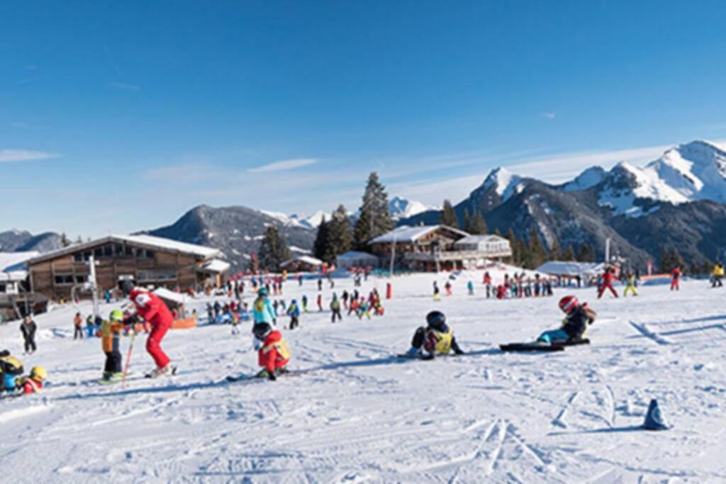 Le Relai S34 - Grand Et Lumineux Studio Avec Coin Montagne 4-6 Pers Avec Wifi, 50M Des Pistes, Grand Balcon Expose Sud, Draps Non Compris Saint-Jean-d'Aulps Luaran gambar