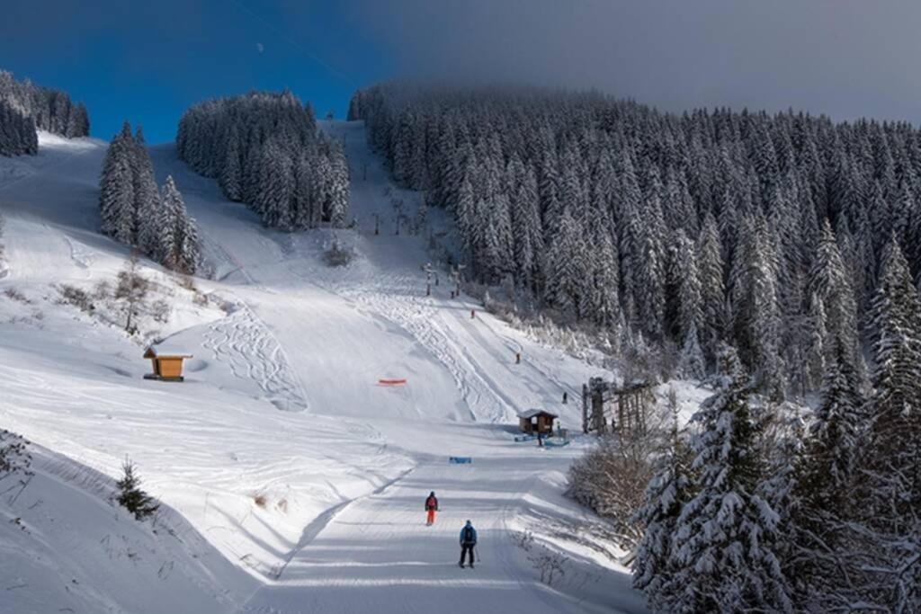Le Relai S34 - Grand Et Lumineux Studio Avec Coin Montagne 4-6 Pers Avec Wifi, 50M Des Pistes, Grand Balcon Expose Sud, Draps Non Compris Saint-Jean-d'Aulps Luaran gambar