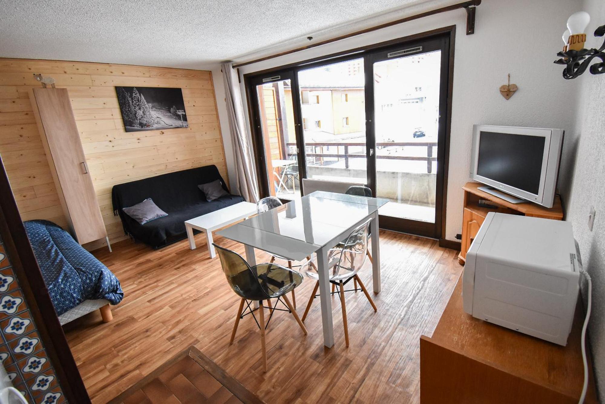 Le Relai S34 - Grand Et Lumineux Studio Avec Coin Montagne 4-6 Pers Avec Wifi, 50M Des Pistes, Grand Balcon Expose Sud, Draps Non Compris Saint-Jean-d'Aulps Luaran gambar